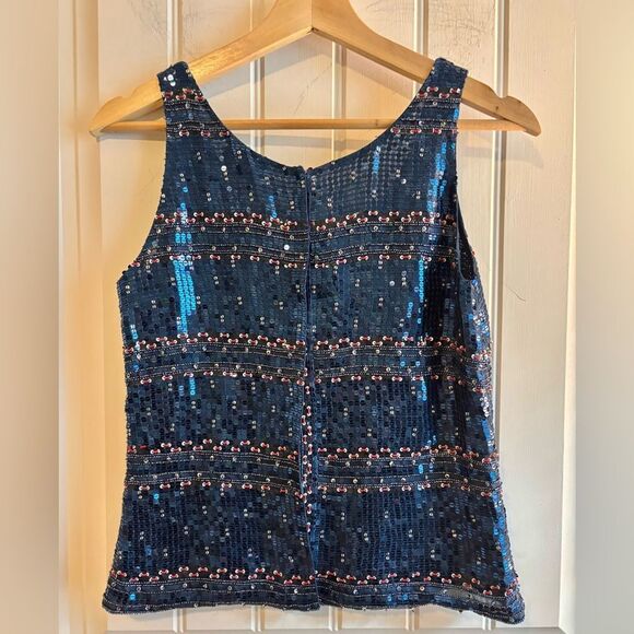 !!SOLD!! Giorgio Armani Silk Beaded and Sequin Blouse Designer brand - Picture 8 of 11